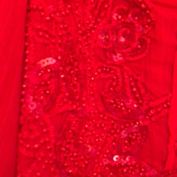 Anthropologie Maeve Red Tunic - Picture 3 of 9